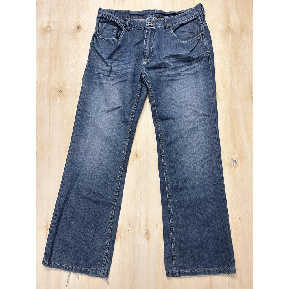 Buffalo Jeans Jeans Mens 36x30 Medium Wash‎ Blue Denim Relaxed Straight